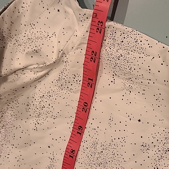 Kenneth Cole Button Down Shirt White With Speckled Black and Grey Trim Size L - Picture 9 of 16